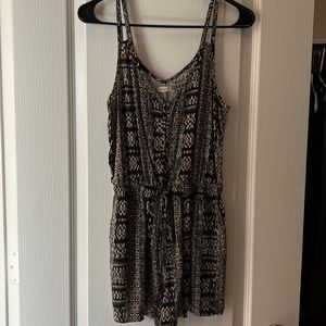 Spaghetti strap romper